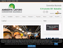 Tablet Screenshot of ambientelavoro.it